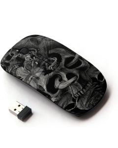 KOOLmouse [ Optical 2.4G Wireless Mouse ] [ Skull Rock Roll Metal Ink Tattoo Black ]