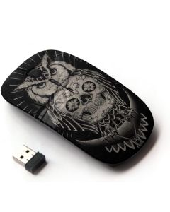 KOOLmouse [ Optical 2.4G Wireless Mouse [ Owl Skull Native American Indian ]