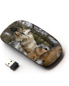 KOOLmouse [ Optical 2.4G Wireless Mouse [ Wolf Pack Winter Canine Animals Nature ]