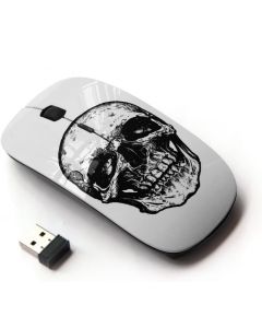 KOOLmouse [ Optical 2.4G Wireless Mouse [ Black White Anatomy Human Skull ]