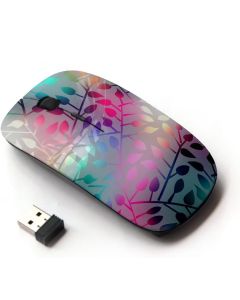 KOOLmouse [ Optical 2.4G Wireless Mouse [ Pastel NEON Leaf Pattern ]