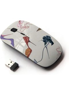 KOOLmouse [ Optical 2.4G Wireless Mouse [ Stiletto Fashion Design Shoes Purple ]