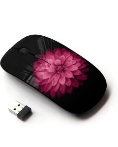 KOOLmouse [ Optical 2.4G Wireless Computer Mouse [ Red Lotus Flower 1 ]