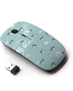 KOOLmouse [ Optical 2.4G Wireless Computer Mouse [ Penguin Snowball Fight ]